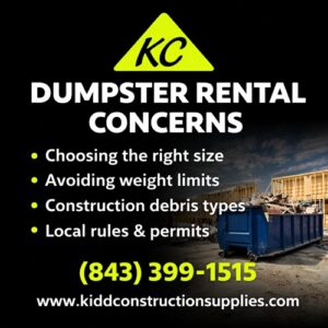 concerns dumpster rentals
